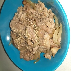 簡単10分★みんな大好き我が家の豚丼